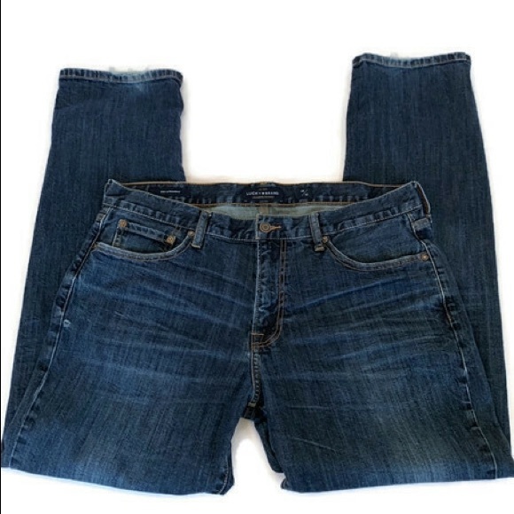 Lucky Brand 221 Straight Leg Jeans Size 36/32 - Picture 2 of 16